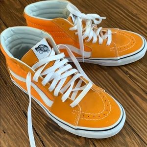Orange High Top Vans